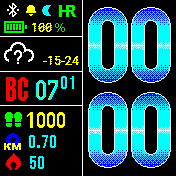 HR5 Amazfit BIP watchface