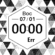 Hexagon_BW_RU Amazfit BIP watchface