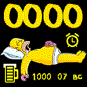Homer_date Amazfit BIP watchface