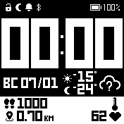 InfoZ_v4 Amazfit BIP watchface