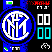 Inter Amazfit BIP watchface