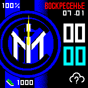 Inter_mod_secs Amazfit BIP watchface