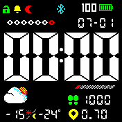 International Amazfit BIP watchface