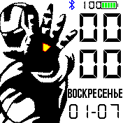 IronMan Amazfit BIP watchface