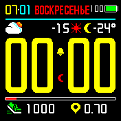 Joy3 Amazfit BIP watchface