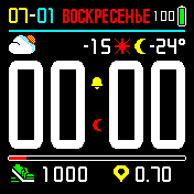 Joy_v4_w Amazfit BIP watchface
