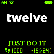 JustDoIt Amazfit BIP watchface