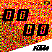KTM_Duke Amazfit BIP watchface