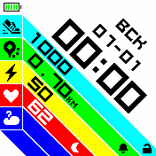 Kat5men_WF_05_W Amazfit BIP watchface