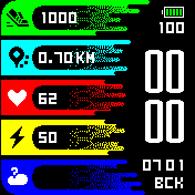 Kat5men_WF_11 Amazfit BIP watchface