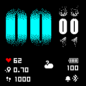 Kat5men_WF_14 Amazfit BIP watchface