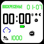 Kids Amazfit BIP watchface