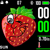 Klubnika Amazfit BIP watchface