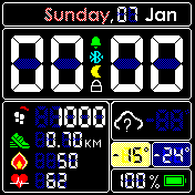 LCD_by_GrimFreak_blue Amazfit BIP watchface