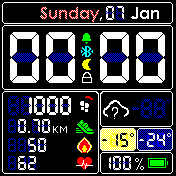 LCD_by_GrimFreak_blue_2 Amazfit BIP watchface