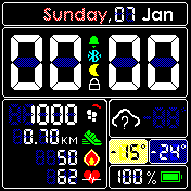 LCD_by_GrimFreak_blue_3 Amazfit BIP watchface