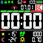 LD_Digital_Black_v023 Amazfit BIP watchface