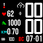 Line Amazfit BIP watchface