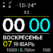 Lite Amazfit BIP watchface