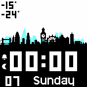 London1 Amazfit BIP watchface