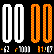Long_four Amazfit BIP watchface