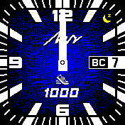 Luch_by_RAA_v2 Amazfit BIP watchface