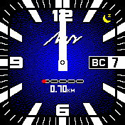 Luch_by_RAA_v4 Amazfit BIP watchface