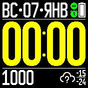 MEz_v2 Amazfit BIP watchface