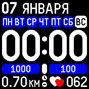 MEz_v4-16_blue_batt_pulse Amazfit BIP watchface