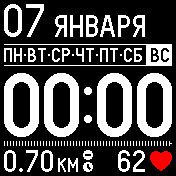 MEz_v4-6_rasstoyanie(KM)_puls Amazfit BIP watchface