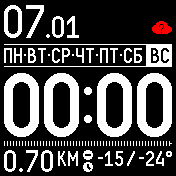 MEz_v4-7_rasstoyanie Amazfit BIP watchface