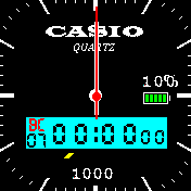 MIG_CASIO_sec Amazfit BIP watchface