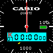 MIG_CASIO_sec Amazfit BIP watchface