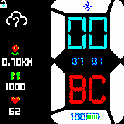 MinH2 Amazfit BIP watchface