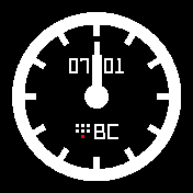 Minimal_black Amazfit BIP watchface