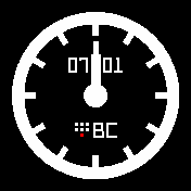 Minimal_black Amazfit BIP watchface