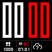 Minimalism2 Amazfit BIP watchface