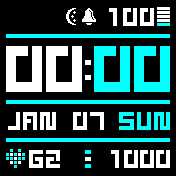 ModSM_v4_Eng Amazfit BIP watchface