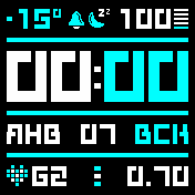 ModSM_v6 Amazfit BIP watchface