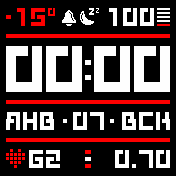 ModSM_v6_RED_v2 Amazfit BIP watchface