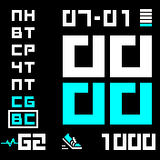 ModSMv2 Amazfit BIP watchface