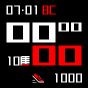 Mod_SM_3 Amazfit BIP watchface