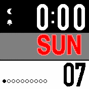 Mono4_EN Amazfit BIP watchface