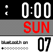 Mono5_EN Amazfit BIP watchface