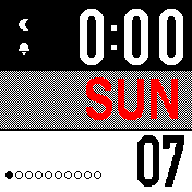 Mono6_EN Amazfit BIP watchface