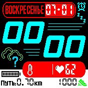 Moto Amazfit BIP watchface