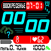 Moto2 Amazfit BIP watchface