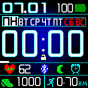 My_classic_blue Amazfit BIP watchface