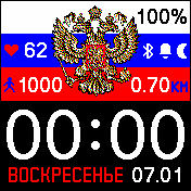 NDL_RUSSIA_4 Amazfit BIP watchface