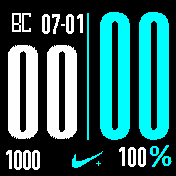 NIKE-2 Amazfit BIP watchface